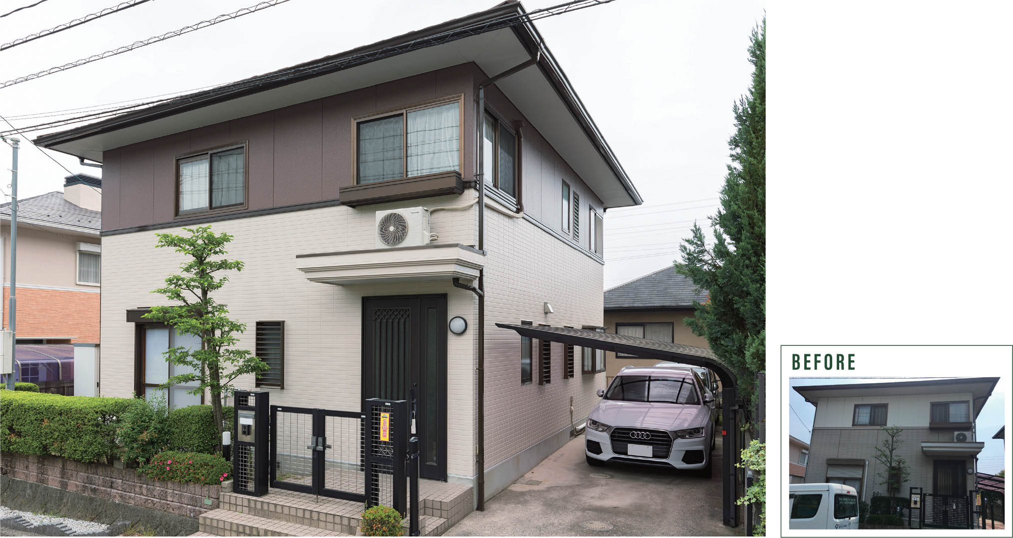 高耐久の材料で屋根と壁をリフォーム